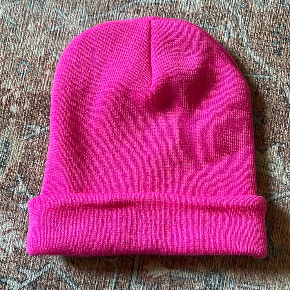 DECKY hot pink beanie